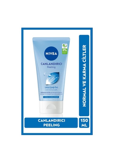 Canlandırıcı Yüz Peelingi 150ml, Lotus Çiçeği, Ölü Deri Arındırıcı, E Vitamini, Normal Ve Karma Cilt