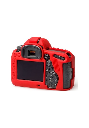 Easycover Canon 5D Mark IV Silikon Kılıf Ecc5Dıvr (Kırmızı)