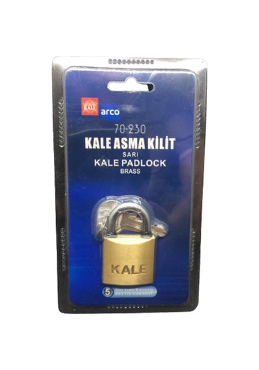 Kale Asma Kilit Sarı 70 - 230