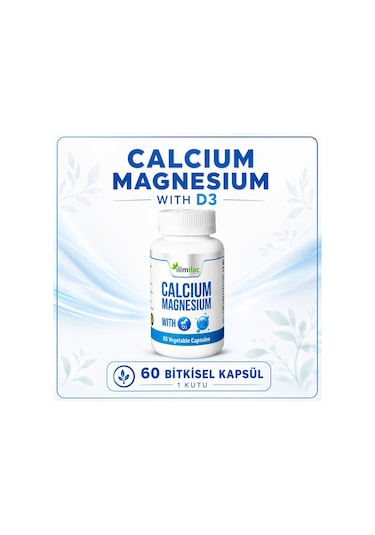 İlim Calcium Magnesium D3 Takviye Edici Gıda 5 x 60 Bitkisel Kapsül