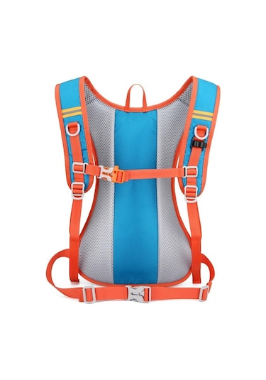 Yeşil Su Geçirmez Nefes Alabilir Yürüyüş Sırt Çantası Bisiklet Sırt Çantası Yansıtıcı Şeritli Unisex Yeşil