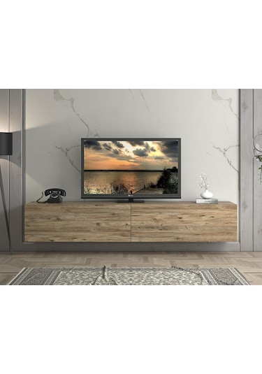 Wood'N Love Vega Premium 200 Cm Geniş Dolaplı Metal Ayaklı Tv Üni (533004083)