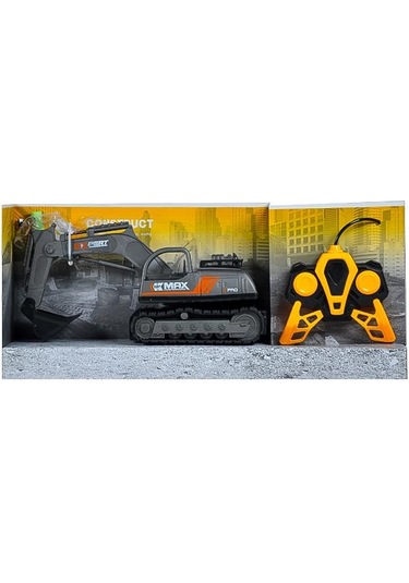 Mx City Uzaktan Kumandalı 1:12 Ölçekli Şarjlı Kepçe Turuncu 653a Turuncu