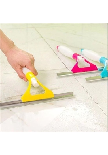 Ollevra Pratik Spreyli Cam Sil Pencere Ayna Tezgah Duşakabin Temizleyici Püskürtmeli Silme Aparatı Çok Renkli