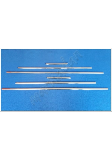 Bmw x5 Krom Cam Çıtası 2006-2013 6 Parça Paslanmaz  Çelik