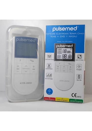 Pulsemed Ktr 2650 Tens Ems Masaj Cihazı Şarjlı ve Pilli Beyaz