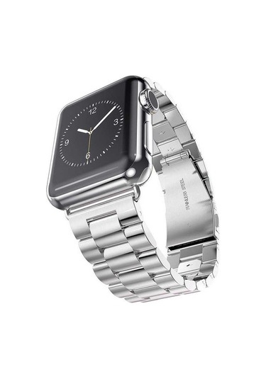 iOS Uyumlu Watch 42mm Kordon Klipsli Metal Kordon 04-a