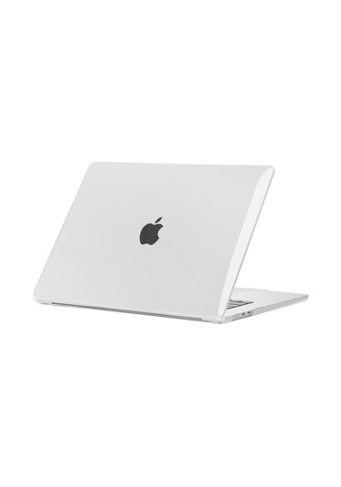 Macbook Uyumlu Air 15" M3 A3114 Kılıf Kristal Ön Arka Şeffaf Kapak 001