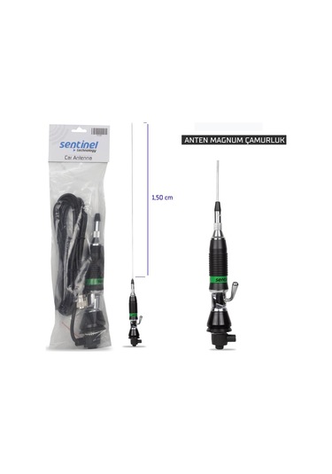 Sentinel Magnum Çamurluk Anten 150cm