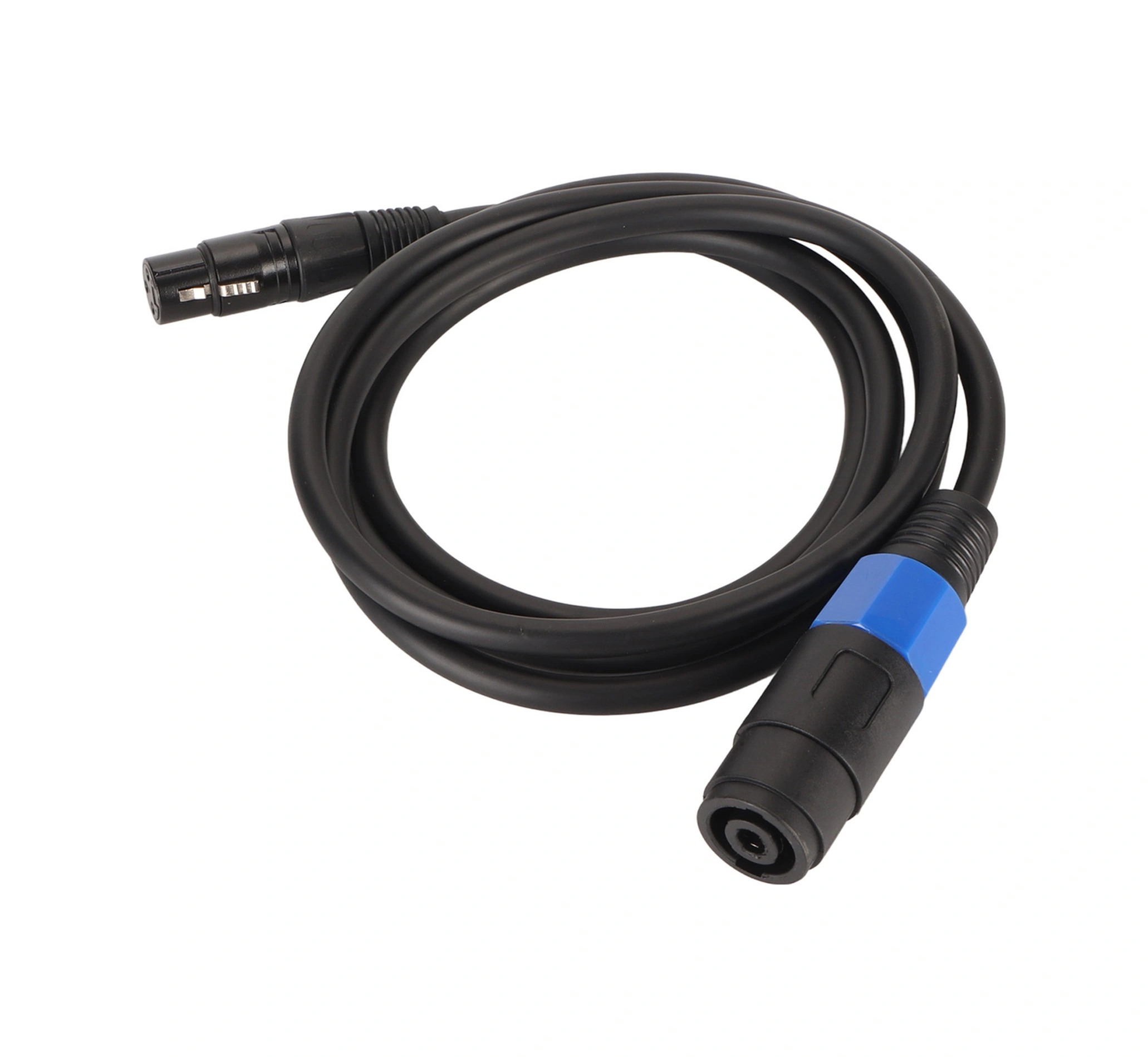 Vkemall Profesyonel Speaker Kablosu: Speakon Dişi - Xlr Dişi, 1.8m Uzunluk, Dj/stage/pa Sistemi, Hifi Ses Aktarımı