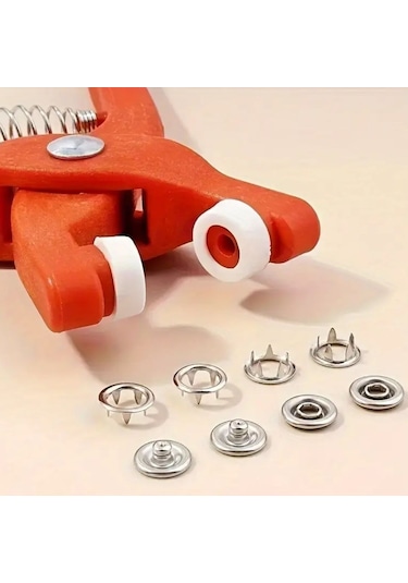 Buffer Plastik Çıt Çıt Pensi Kıyafet, Bebek Önlüğü, Gömlek Ve Tekstil Ürünleri İçin Çıtçıt Takma Aleti