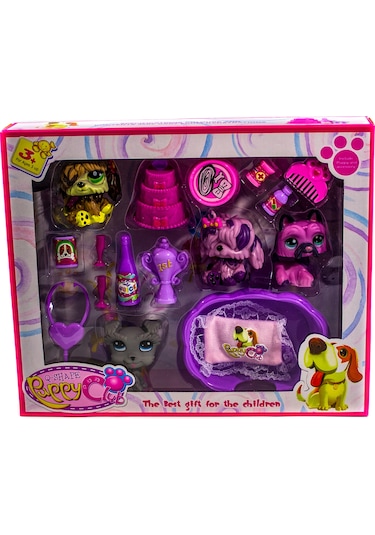 Pet Star Sevimli Köpekler Dörtlü Set 17 Parça