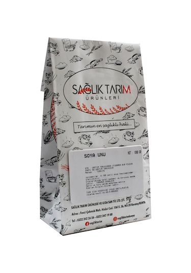 Sağlık Tarım Ürünleri Soya Unu 1 KG