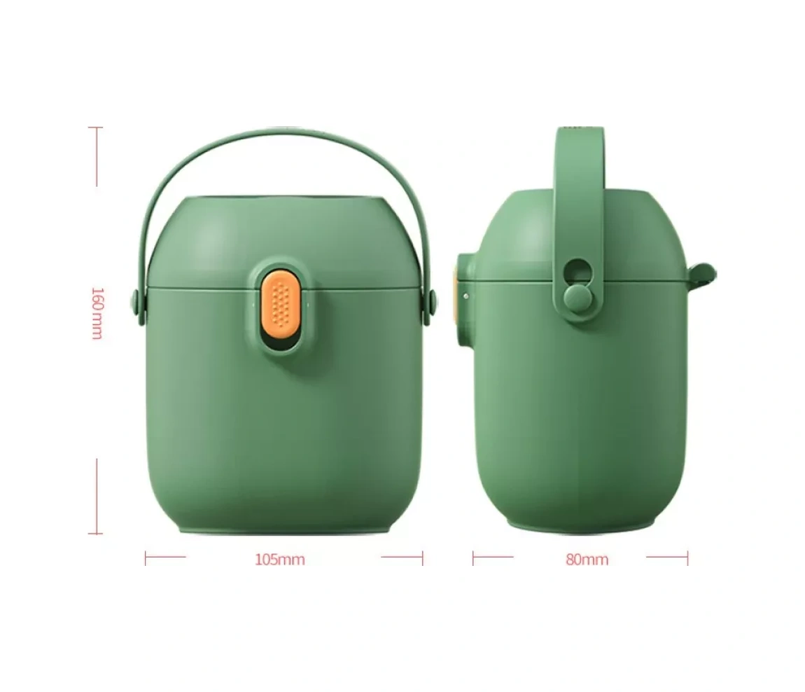 Shop747 Bebek Yiyeceği Ve Toz Unlu Mamalar İçin Saklama Kabı 248635983 Koyu Yeşil