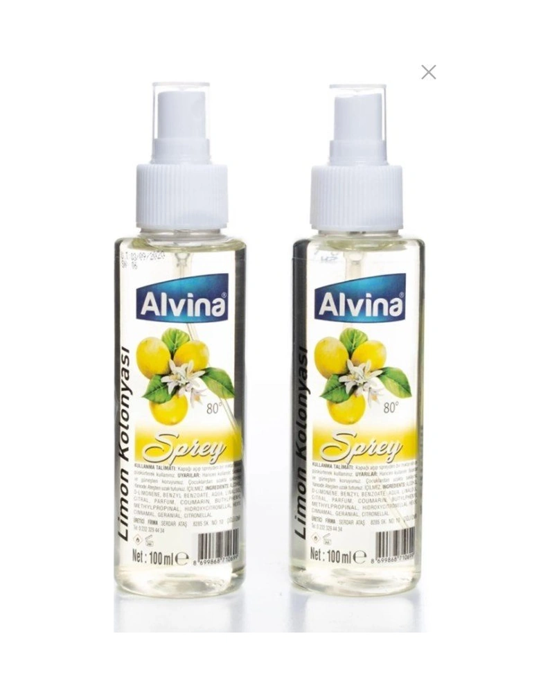 Sprey Limon Kolonyası 80c 100ml X 2 Adet
