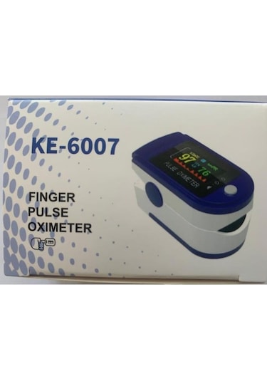 Pulse Oksimetre Parmak Tipi Kan Oksijen Nabız Ölçer Oximeter Ke-6007
