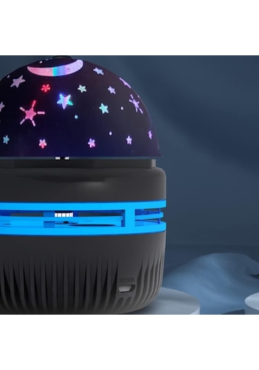 River World Gece Lambası Projektör Mini Boy Yıldızlı Çok Renkli