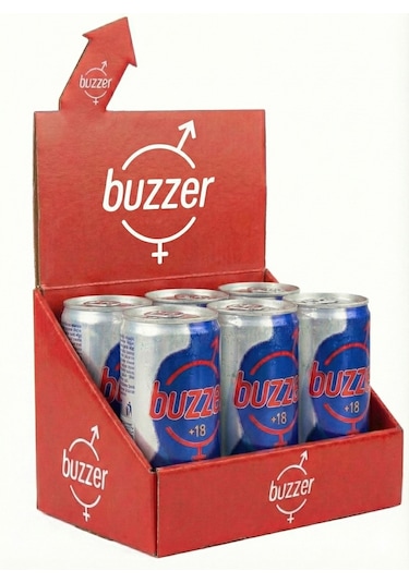 Buzzer Ginseng Enerji Içeceği +18 6'lı