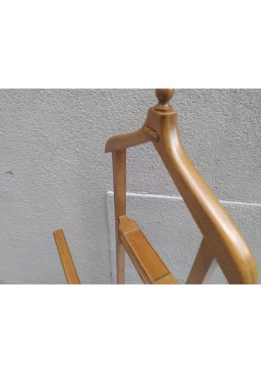 Dilsiz Uşak Çift Tepe Havlulu Model Parlak Ceviz Askılık Kayın To Ceviz