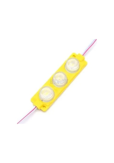 12V Power 3W SARI Modül Led 5'Lİ