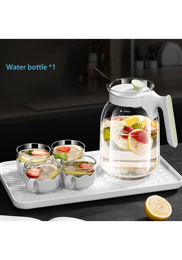 Homyl Soğuk Su Sürahi İçecek Cam 1800 Ml 60 Oz Sangria