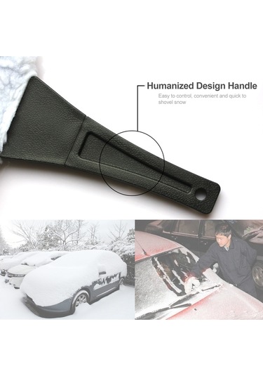 Geeksen Kış Araç Camları İçin Su Geçirmez Eldivenli Buz Ve Kar刮除 Aleti - Çok Fonksiyonlu Islak Koşullarda Korumalı Kullanim