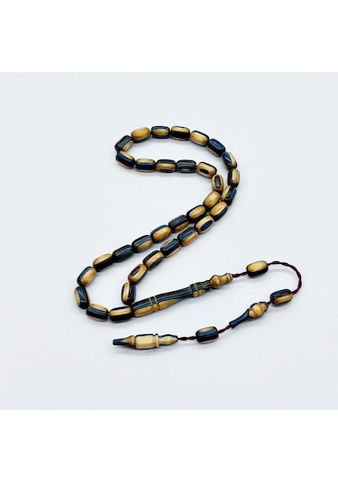 Tesbih Pasajı Bilek Boy Mavi Kapsül Kesim Gaffur Ağacı Tesbih