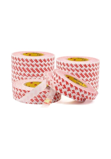 3m Çift Taraflı Bant Şeffaf - İnce Çift Taraflı Bant - Seçenekli 15Mm Genişlik - 5 Metre