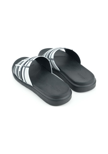 Gezer Erkek Yazlık Eva Islak Zemine Uygun Günlük Ev Bahçe Havuz Banyo Terlik Siyah