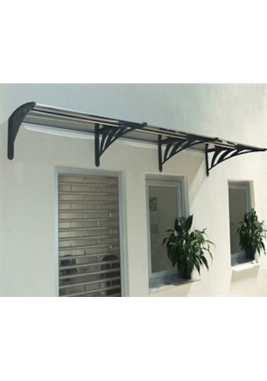 Transpaforza Tf Std 1.12 Kapı Üstü Sundurma 360 X 100 Gri 3 Mm Solid Levha