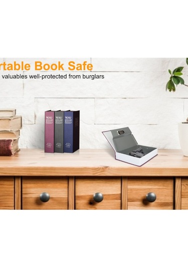 Mühlen Secret Safe 240 Büyük Boy Kitap Şekli Gizli & Şifreli Kasa