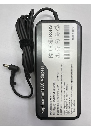 19 Volt 6.32 Amper 5.5 Mm 2.5 Mm Adaptör 120 Watt Notebook Adaptörü