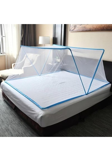 Trendooze Yetişkin Taşınabilir Suntek Mavi-190x100x80cm Katlanabilir Kanopisi, Vy