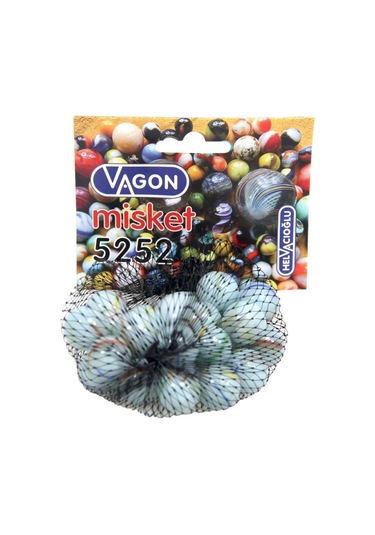 Asya Oyuncak Vagon Misket 25'li Pk. 5252 Çok Renkli