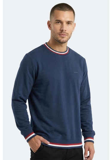Slazenger Keystone I Erkek Lacivert Sweatshırt