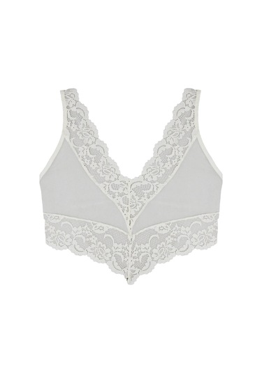 Magic Form 1470 Dantel Bralette Sütyen - Ekru Ekru