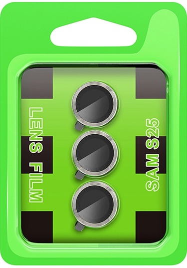 Samsung Galaxy Uyumlu  S25 Plus Raze Metal Kamera Lens - Lacivert-mavi