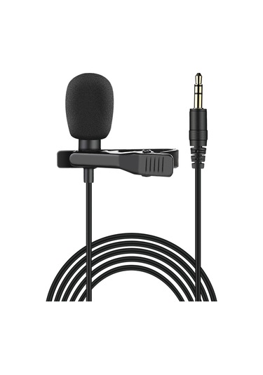 Lemestar Takstar Tcm-400 Omnidireksiyonel Kragı Mikrofonu 3.5mm - Canlı Yayın, Röportaj, Video Kaydı İçin 5m Kablo İle Plug & Play