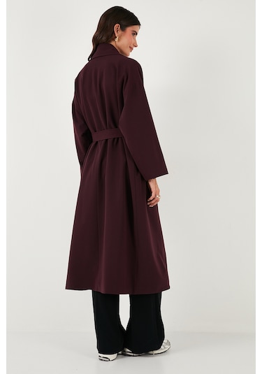 Lela Bayan Trençkot 6839617 Mürdüm Mürdüm