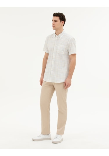 Pierre Cardin Erkek Bej Pantolon Kanvas-chino 50288510-vr011 Bej