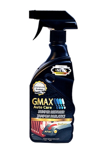 Gmax Tampon Yenileyici Oto Dış Plastik Aksam Parlatıcı 500ml