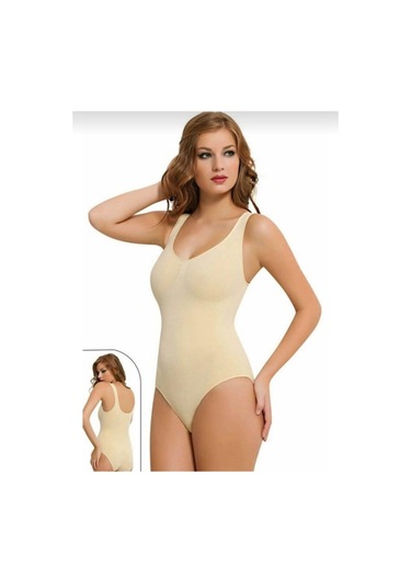 Nbb 2979 Kadın Kalın Askılı Dikişsiz Çıtçıtlı Korse Tekli 001