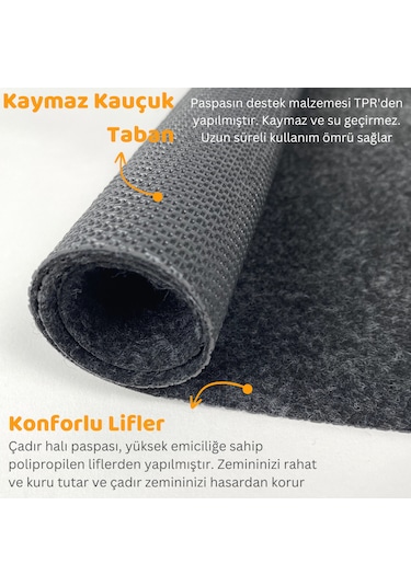 Beylini Kamp Matı Çadır Halısı Kaymaz Su Geçirmez Zemin Koruyucu