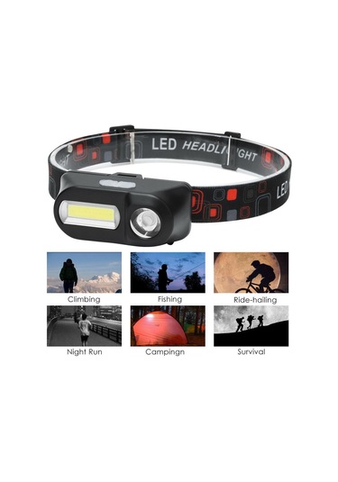 Sones E-smerter Usb Şarjlı Far Dış Mekan Acil Durum Farı, Stil: Kx1804 Renkli Kutulu Çok Renkli