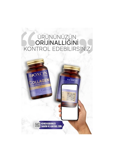 Bioxcin Beauty Collagen Tablet 3 Al 2 Öde - Tip1 Tip 3 Hidrolize Kolajen