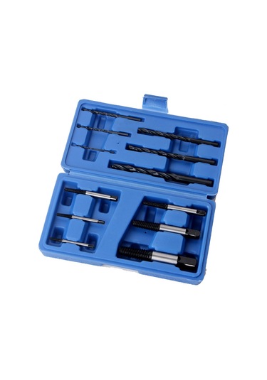 12 Adet Kırık Vida Çıkarma Seti Soyulan Vidaları Çıkarmak İçin Kullanılır.