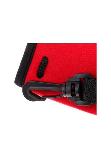 Suntek Neopren Yalıtımlı Spor Su Şişesi Kapağı Kılıfı Kırmızı