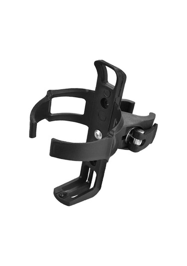 Novahub Bisiklet Su Şişesi Tutucu Kafesi 360 Derece Dönen Evrensel Bardak Tutucu Elektrikli Scooter Bisiklet İçin Siyah Siyah