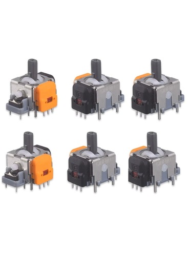 Teknoroket Ps5 Joystick Analog Motor Hall Effect 6 Adet Set