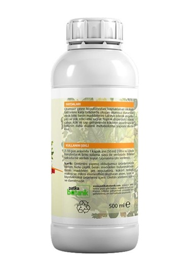 500 Ml Sararan Yaprak Engelleyici - Süs Bitkileri İçin - Topraktan